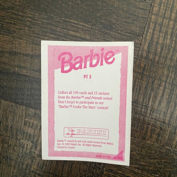 Lot of 9 Barbie Trading Cards + 1 Sticker - Mattel, Panini, 1992 - Picture 4 of 4